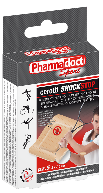 Náplasti PHARMADOCT ANTI SHOCK 7,5cm x 5cm